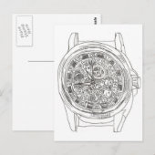 Wrist Whatch Briefkaart (Voorkant / Achterkant)