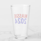 Write in Rep. Thomas Massie for President 2024 Glas (Achterkant)