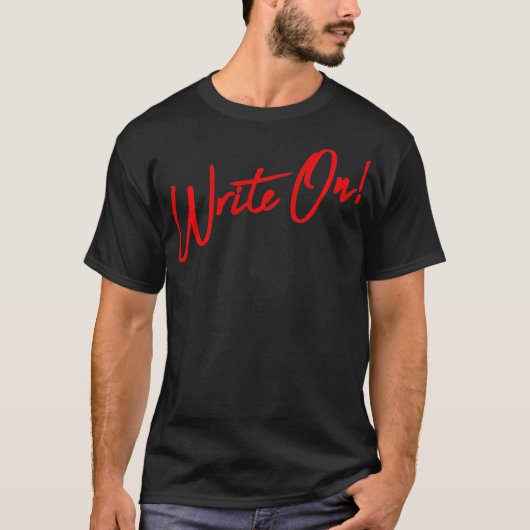 Write On Graphic Inspire Future Writers To Write G T-shirt (Voorkant)