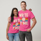 Write Onime Funny Writer Au Pun Design girl funny T-shirt (Unisex)