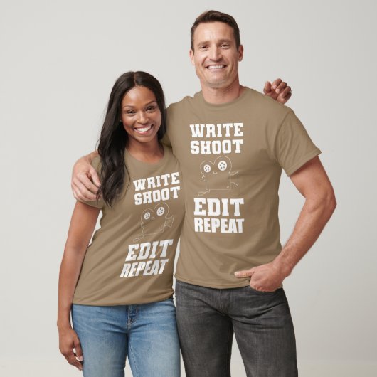 Write Shoot Edit Editor in Chief Gift family T-shirt (Unisex)