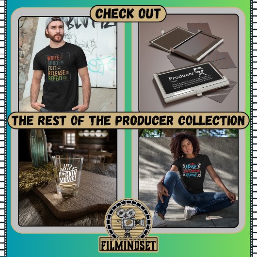 Write Shoot Edit Release Repeat - Film Life Shot Glas