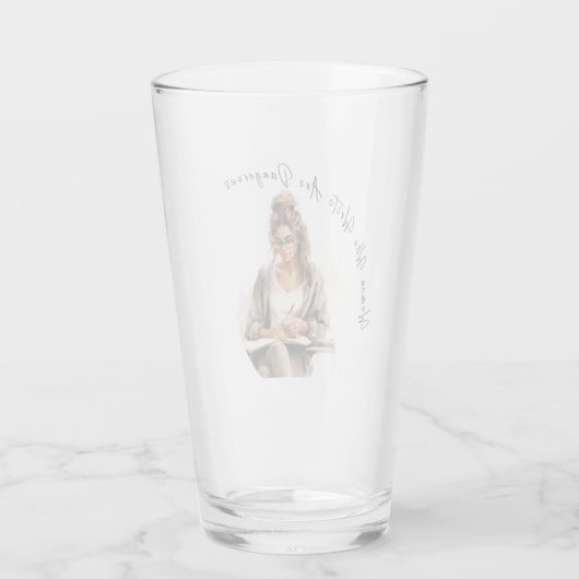 Write & Sip: Glaswerk voor de Bold & Creative Glas (Achterkant)