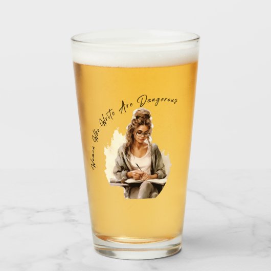 Write & Sip: Glaswerk voor de Bold & Creative Glas (Voorkant gevuld)