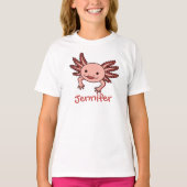 write your name on this cute Axolotl T-shirt (Voorkant)