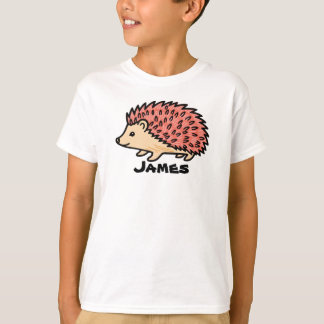 write your name on this Pink Hedgehog T-shirt