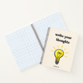 Write Your Thoughts – Elegant Lined Notebook Notitieboek (Binnen)