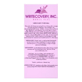 WRITECOVERY-informatiekaart Reclamekaart (Voorkant)