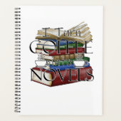 Writer Author I Turn Coffee Into Novels Writing Planner (Voorkant)