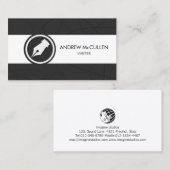 Writer Author Literary Visitekaartje (Voorkant / Achterkant)