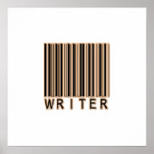 Writer Barcode Poster (Voorkant)
