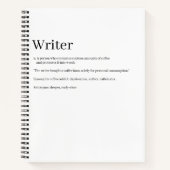 Writer Definition Notebook - Funny Notitieboek (Voorkant)
