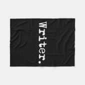 Writer Funny Writing Book Au Novelist Gift Christm Fleece Deken (Voorkant (Horizontaal))