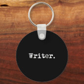 Writer Funny Writing Book Au Novelist Gift Christm Sleutelhanger (Voorkant)
