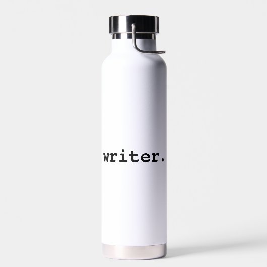 Writer geïsoleerde Drink fles (Links)