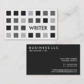 WRITER (moskeesvierkantjes) Visitekaartje (Voorkant / Achterkant)