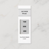 Writer or Author Mini Bookmark For Promotions Mini Visitekaartje (Voorkant)