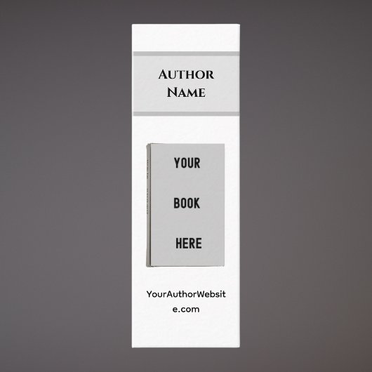 Writer or Author Mini Bookmark For Promotions Mini Visitekaartje