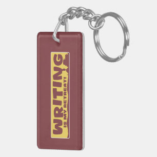 Writer Retreat  Vakantie Retro Reisstijl Sleutelhanger