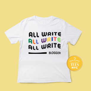 Writer Shirt cadeau voor blogger Unisex T-shirt