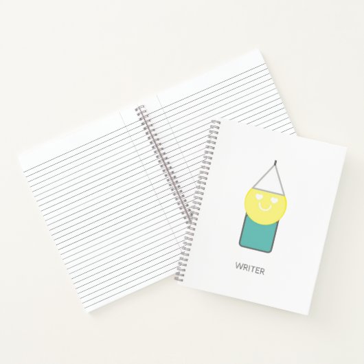 WRITER Spiral Notitieboek van Dichteres Adiela Ako (Binnen)