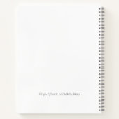 WRITER Spiral Notitieboek van Dichteres Adiela Ako (Achterkant)