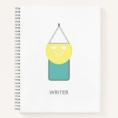 WRITER Spiral Notitieboek van Dichteres Adiela Ako (Voorkant)