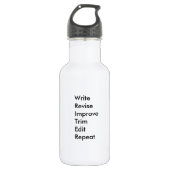 WRITER Waterfles (Voorkant)