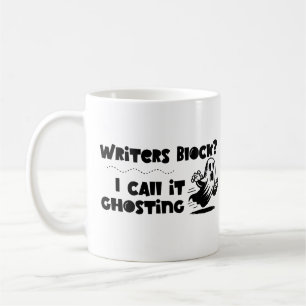 Writer's Block is een ghosting Koffiemok