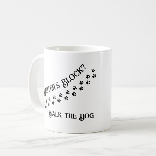 Writer's Block Writer's Mok (Voorkant links)