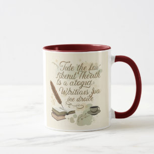 Writer's Delight Mok: Inspirerend quotes voor Be Mok