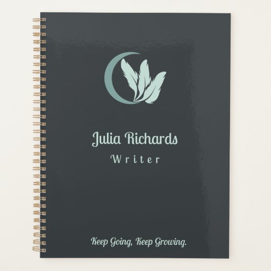 Writer's Green gepersonaliseerd Planner (Voorkant)