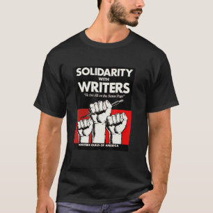 Writers Guild Of America Staking Anti AI Chatbot T-shirt