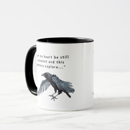 Writer's Poe Coffee Mok (Voorkant links)