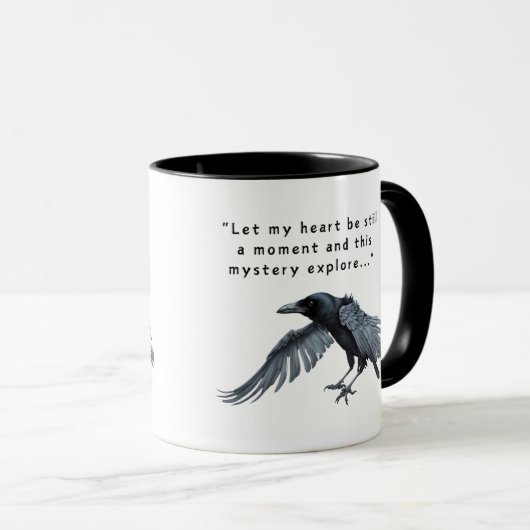 Writer's Poe Coffee Mok (Voorkant rechts)