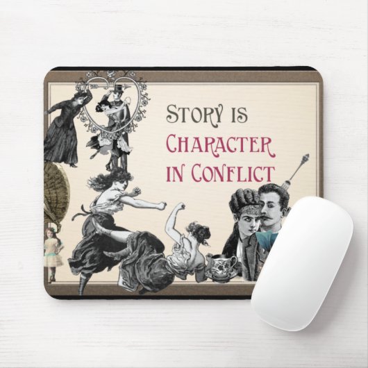 Writewell Academy Character in Conflict Mousepad Muismat (Met muis)