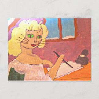 writing a letter to Santa Feestdagenkaart