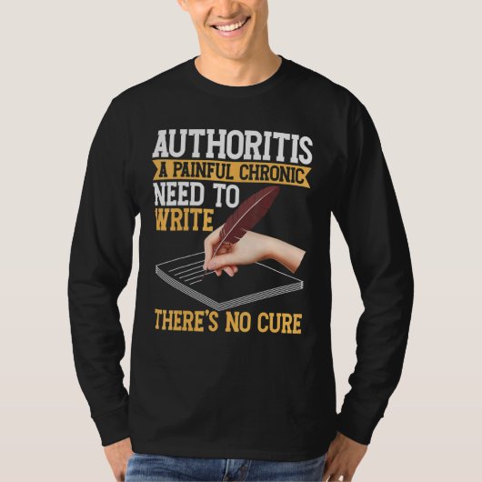 Writing For Authors And Writers 1 T-shirt (Voorkant)