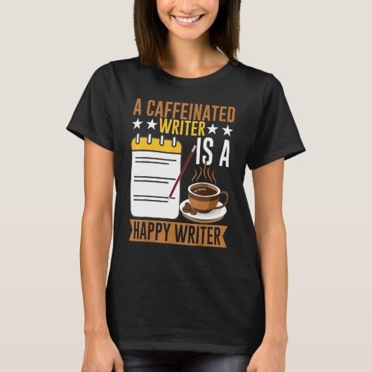 Writing For Authors And Writers 4 T-shirt (Voorkant)