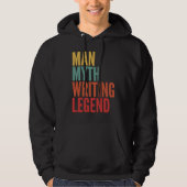 Writing Man Myth Writing Legend Hoodie (Voorkant)