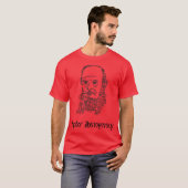 Writing with Fyodor Dostoyevsky T-shirt (Voorkant volledig)