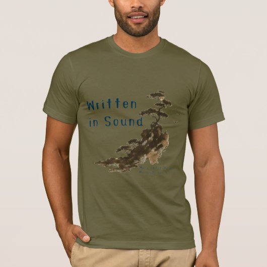 Written in Sound Heren T-shirt (Voorkant)