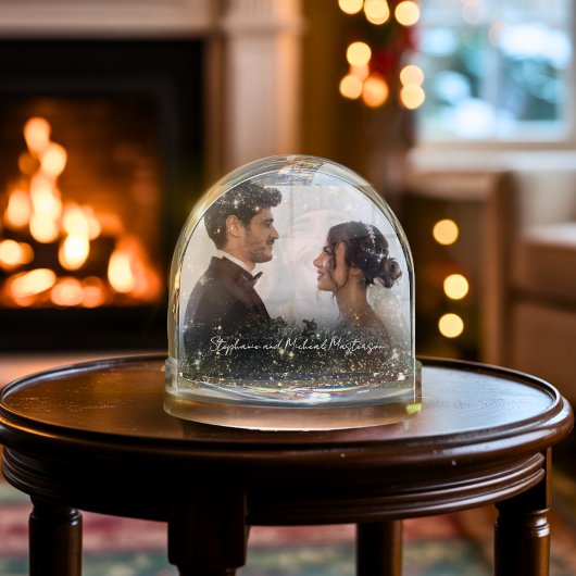 Written in the Stars 2 Photo Simple Modern Script  Sneeuwbol