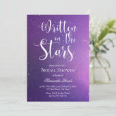Written in the Stars Bridal Shower  Kaart (Staand voorkant)