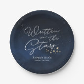 Written in the Stars Bridal Shower Papieren Bordje (Voorkant)