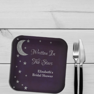 Written In The Stars Bruiloftsfeest Papieren Bordje