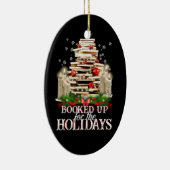 Writter Reader Bookaholic Books Lover Bookworm Keramisch Ornament (Rechts)