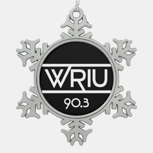 WRIU Snowflake Ornament (Voorkant)