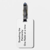 WRN Bagage Label (Achterkant verticaal)