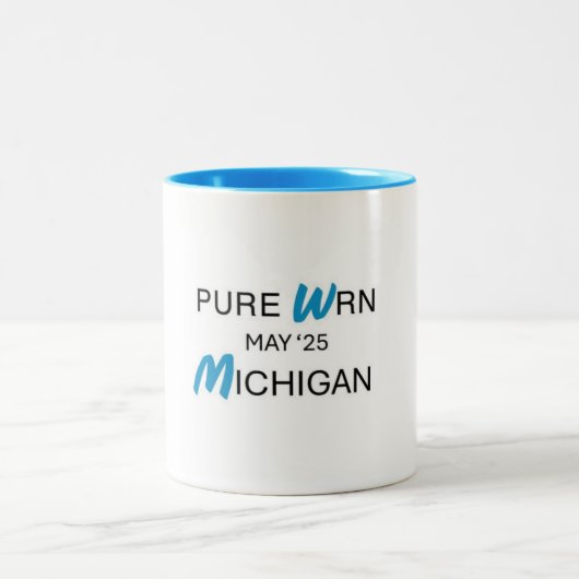 WRN in Michigan Conventie '25 Tweekleurige Koffiemok (Center)